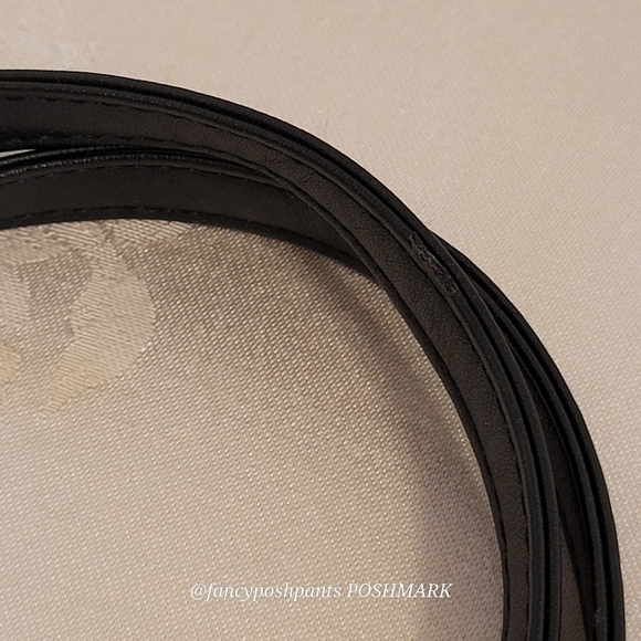 BRIGHTON holiday love notes tote bag purse w/logo heart zipper pull black red - Picture 6 of 17